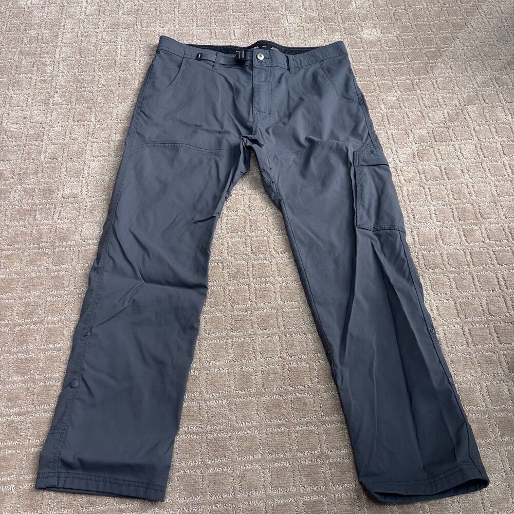 Prana Men's Cargo Pants in Charcoal Gray